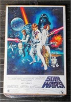 7.5X11 METAL SIGN - STAR WARS MOVIE POSTER - NEW