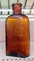 AMBER GLASS DR FAHRNEY'S HAGERSTOWN MD BOTTLE