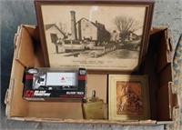 LOT: ROCKLAND MD GRIST MILL PRINT, TOY TRUCK &