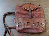 VERY NICE LEATHER BACKPACK / BAG