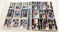Binder of Brett Hull Hockey Cards/ Memorabilia