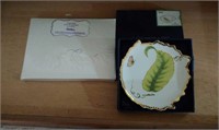 I.Godinger Plate in Box & New Guest Book