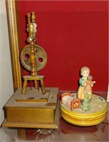 (2) Vintage Music Figurines