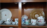 Vintage Teacups & More Glassware