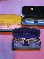 (3) Vintage Glasses in Cases