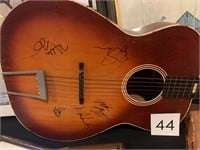 WNC Bluegrass Signed 1960's Silvertone Guitar