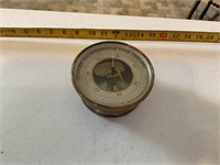 Antique French Holosteric Brass barometer