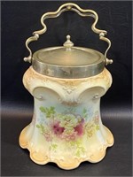 Antique Royal Devon England Biscuit Jar