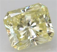 Certified .53 Ct Radiant Cut Loose Diamond