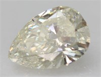 Certified 1.05 Ct Pear Cut Loose Diamond