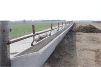 Fence line feed bunks 180ft