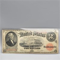 1917 $2 NOTE LARGE BILL