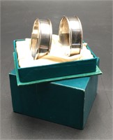 REED & BARTON Sterling Silver Napkin Rings