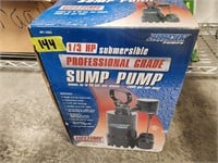 Nib 1/3 HP Submersible Sump Pump