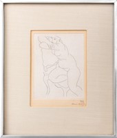 Henri Matisse "Nu au Fauteuil" Etching, 1935