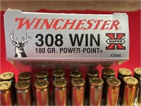 Winchester 308 WIN 180 GR. Full box of 20
