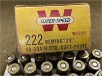 Antique Winchester 222 Remington soft point