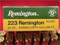 Remington 223 55gr. Power Lokt full box of 20