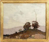 Chauncey F. Ryder "Hilltops" Oil on Board