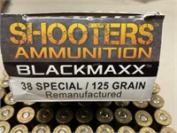 38 SP Blackmax remanufactured bullets