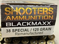 38 SP Blackmaxx Remanufactured bullets