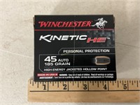 Winchester Kinetic HE 45 Auto 20 Rounds