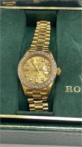 Rolex Ladies Oyster Perpetual Datejust Wristwatch