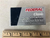 Federal Classic 22 Cal. Long Rifle 20 Rounds