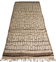 Moroccan High Atlas Berber Shag Wool Rug, 11' x 5'
