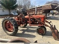 Farmall C With Loader S/N 53295