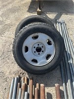 3- 235/70/17 Ford Wheels and Tires