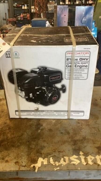 Predator 212cc OHv Horisntal Shaft Gas Eng, New