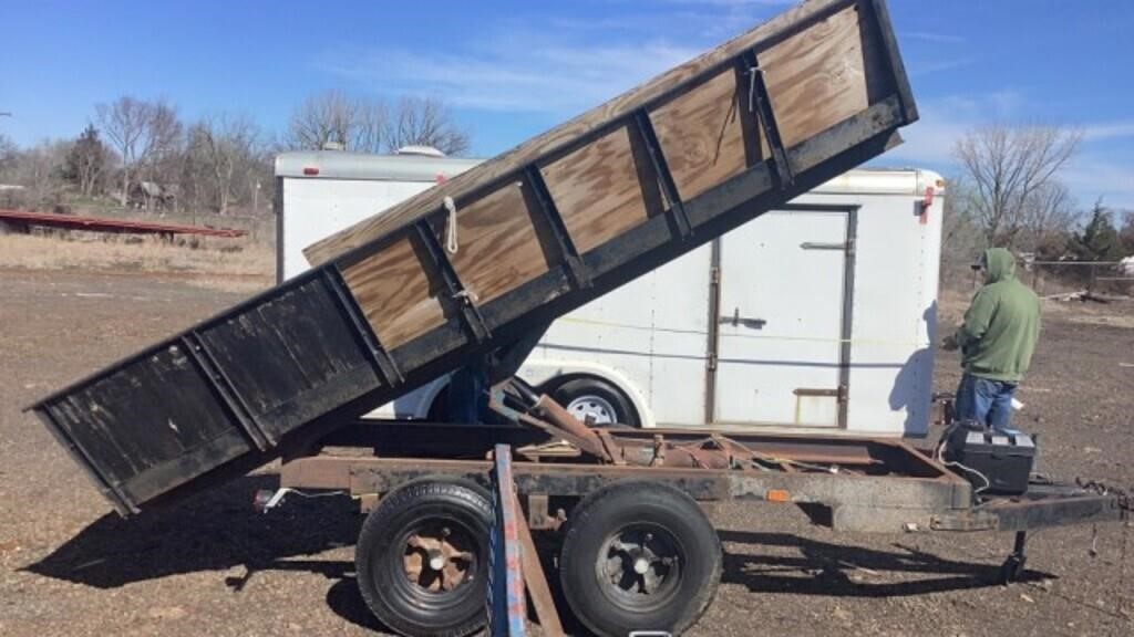 Homemade Dump Trailer 12’ Has Title 
Location