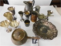 Misc. Metal Cups,Picture and Dish