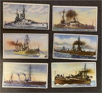 FAMOUS SHIPS: 45 x German Tobacco Cards (1933)