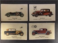ANTIQUE CARS: 33 x German Tobacco Cards (1931)
