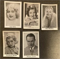 MOVIE STARS: 20 x AURELIA Tobacco Cards (1932)