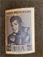 Boxing, FLOYD PATTERSON : Scarce SLANIA Stamp