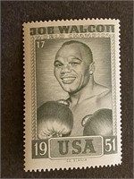 Boxing, JOE WALCOTT: Scarce SLANIA Stamp