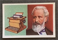 REMINGTON (Typewriters):  Tobacco Card (1933)