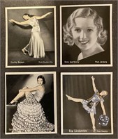 FAMOUS DANCERS: 32 x  Tobacco Cards (1933)