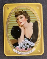 CLAUDETTE COLBERT: GARBATY Tobacco Card (1937)