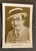 HAROLD LLOYD: Scarce JASMATZI Tobacco Card (1931)