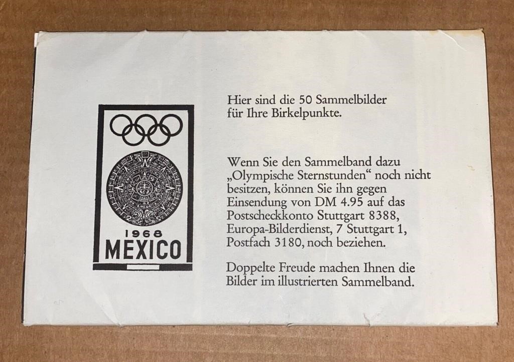 OLYMPICS: Complete Set of 50 German Premiums 1968