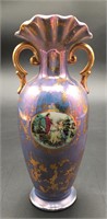 Vintage Victorian Style Porcelain Vase