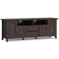 $700  Amherst Solid Wood 72 TV Stand - Brown