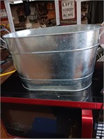Galvanized Planter or Ice Bucket