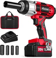 AVID POWER Cordless Impact Wrench  1/2  Red