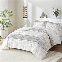 Full/Queen Boho Bed Set  Pillow Shams 90x90