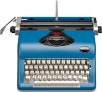 $200  Maplefield Manual Typewriter - Vintage  Blue